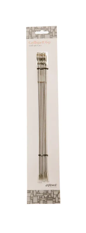 Exxent Grillspett 25 cm, 6 st