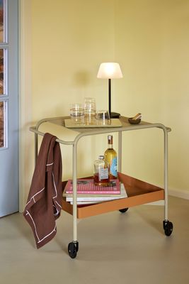 Hübsch Salon Bärbar bordslampa Svart