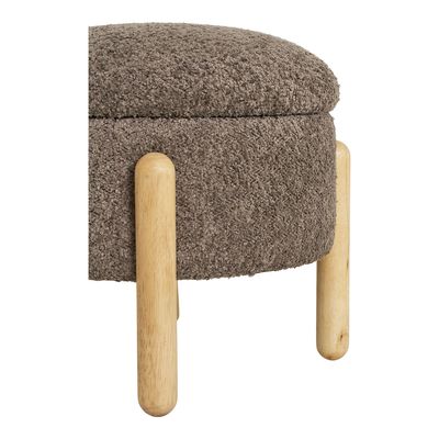 House Nordic Medas sittpuff Brun 45x36 cm