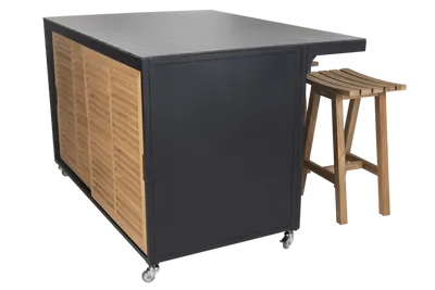 Brafab Fornax Stor Utekök Svart/Teak