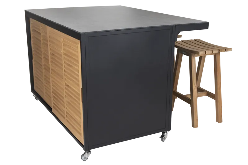 Brafab Fornax Stor Utekök Svart/Teak