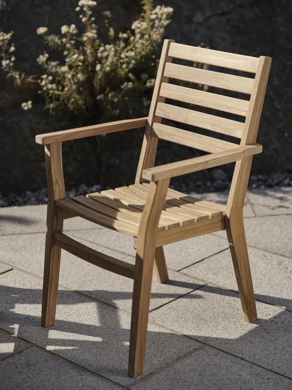 Brafab Keros Karmstol i Teak