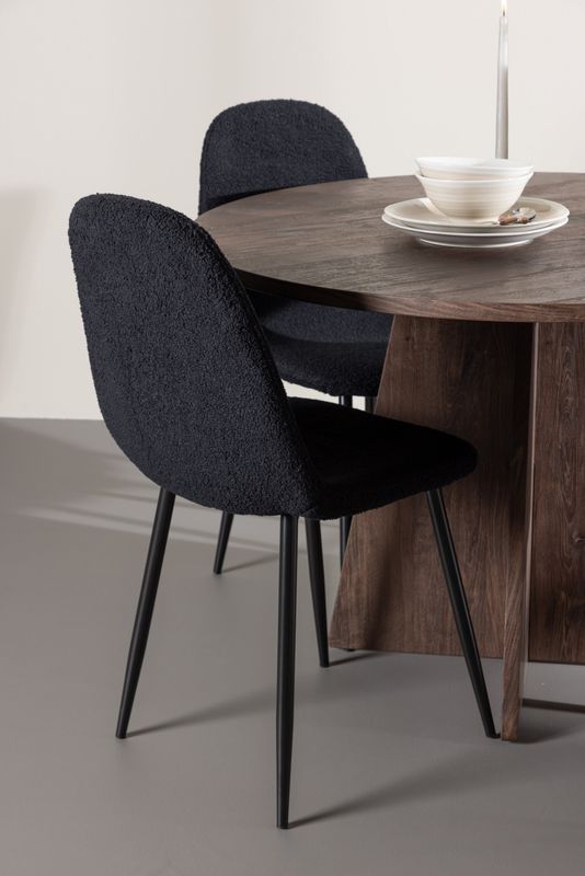 Venture Home Bootcut Matbord med Polar Matstol