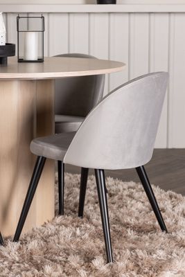 Venture Home Matgrupp Olivia med Velvet Stolar