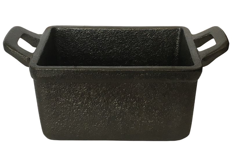 Ronneby Bruk, Rektangulär Minigryta 11x8 cm – Sandgjutet Gjutjärn