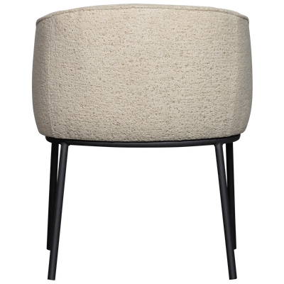 WOOOD Leon Matstol i Boucle Naturmelange