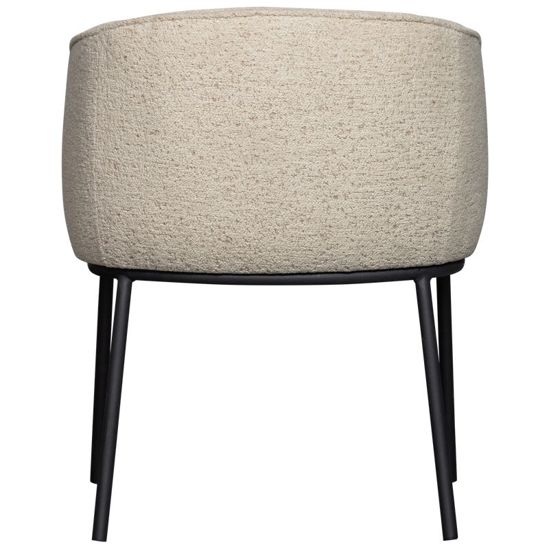 WOOOD Leon Matstol i Boucle Naturmelange