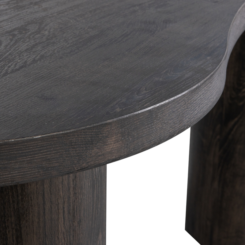 WOOOD MAAN Organiskt Sidobord Mörkbrun