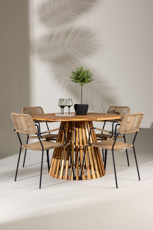 Venture Home Lumpur Rund Matgrupp