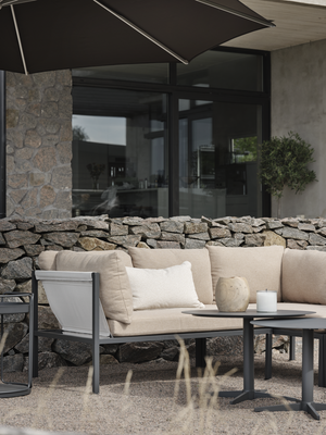 Brafab Allie Hörnsoffa Barley/Anthracite