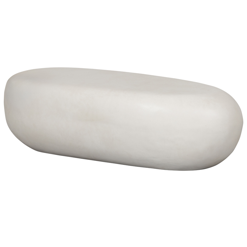 vtwonen Pebble Soffbord Vit 28x100x43CM