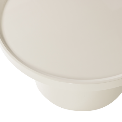 WOOOD Veluna Sidobord 40x70 cm Trä Högblank Sand