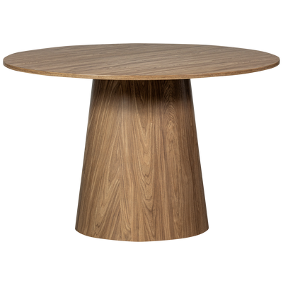 WOOOD MAAN Rund Matbord i MDF med Valnötsfinish Ø120 cm