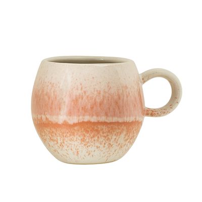 Bloomingville Paula Kopp, Orange, Stengods - 12-pack