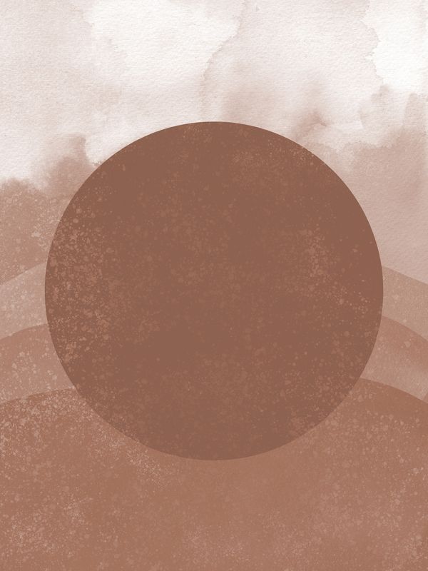 Venture Home Soft shades Poster Brun