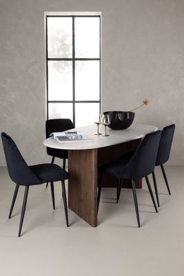 Venture Home Matgrupp Grönvik med stolar Night