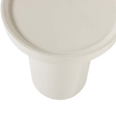 WOOOD Veluna Sidobord 51x40 cm Högblankt Sand