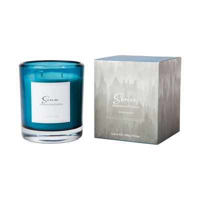 Affari of Sweden SENSE Doftljus Verbena & patchouli, Blå