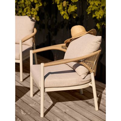House Nordic Abela Loungeset Sand/Naturell