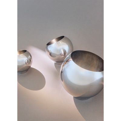 AYTM Globe Kruka Silver Ø37 cm