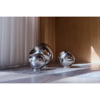 AYTM Globe Kruka Silver Ø21 cm