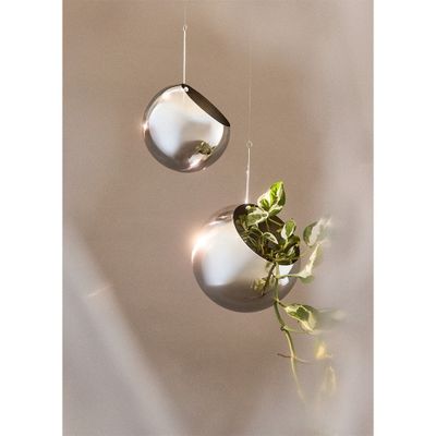 AYTM Globe Kruka Silver Ø21 cm