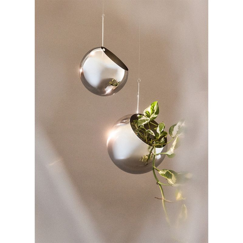 AYTM Globe Kruka Silver Ø21 cm