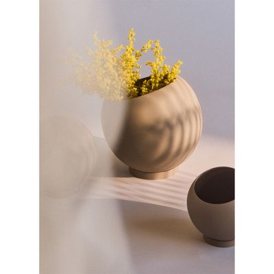 AYTM Globe Kruka Taupe Ø30 cm