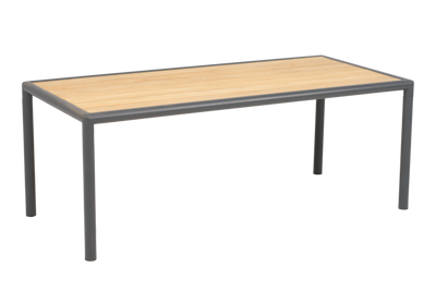 Brafab Gordon Soffbord 65x140 cm Antracit/Teak