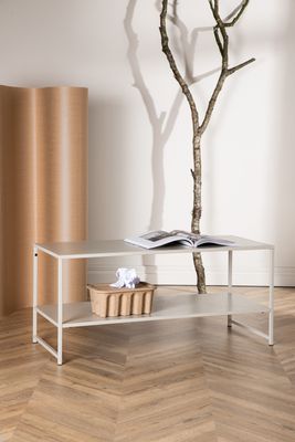 Venture Home Staal Soffbord i Beige Stål