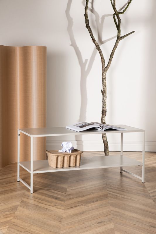 Venture Home Staal Soffbord i Beige Stål