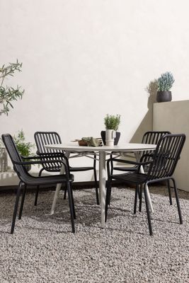 Venture Home Lina Rund Matgrupp