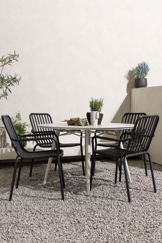 Venture Home Lina Rund Matgrupp