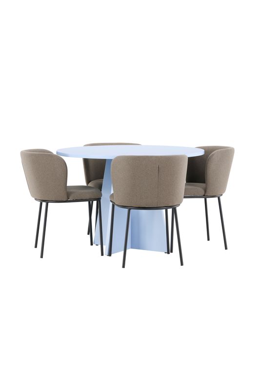 Venture Home Matbord Bootcut med Edina Stol