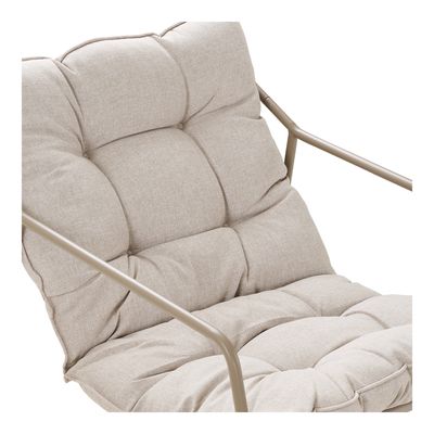 House Nordic Nilo Loungeset i Stål med Dynor i Sand