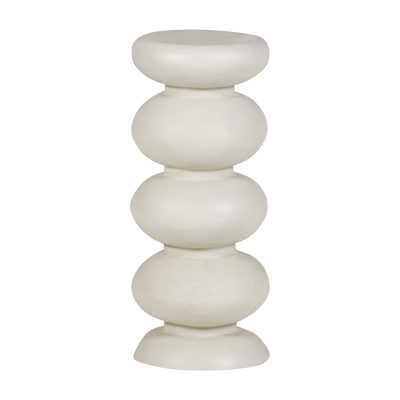 WOOOD Brilo Sidobord Metall Creme