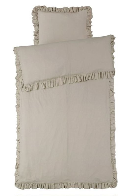 Redlunds Romance Påslakanset Beige 150x210 50x60 cm
