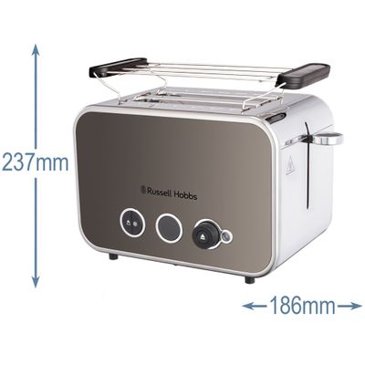 Russel Hobbs Brödrost Distinctions 2S Toaster Titanium 26432-56
