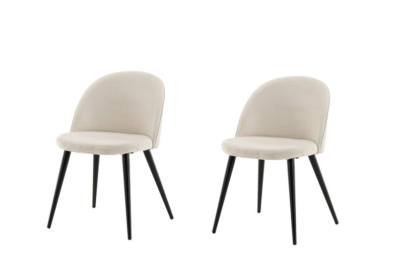 Venture Home Velvet Matstol 2-pack