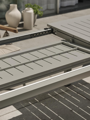 Brafab Lomma Förlängningsbart Matbord 100x194-312 cm Ljusgrå