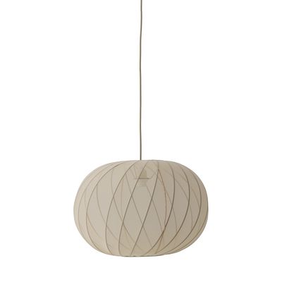 Bloomingville Piola Taklampa, Natur, Polyester, Ø50xH35 cm
