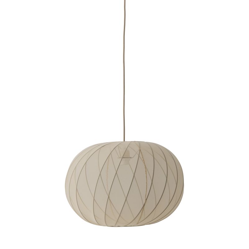 Bloomingville Piola Taklampa, Natur, Polyester, Ø50xH35 cm