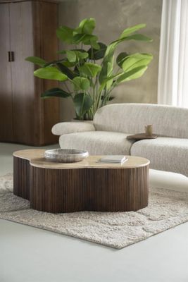 Eleonora Soffbord Mari - 129x84x36 Brun