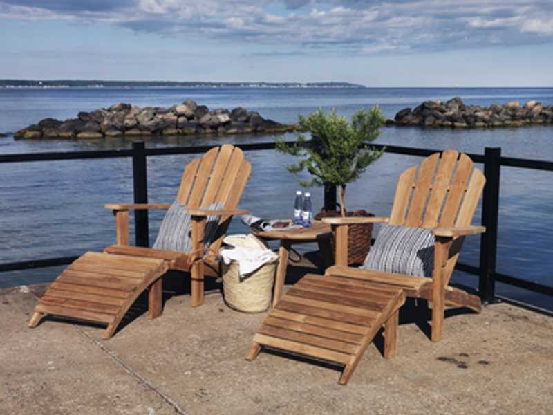 Brafab Margariti Däckstol i Natur Teak