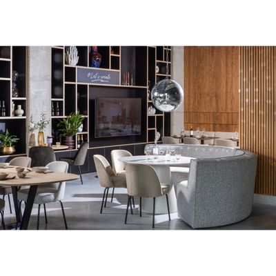 WOOOD Jorre Runt Matbord Ø120 cm MDF Antik Beige