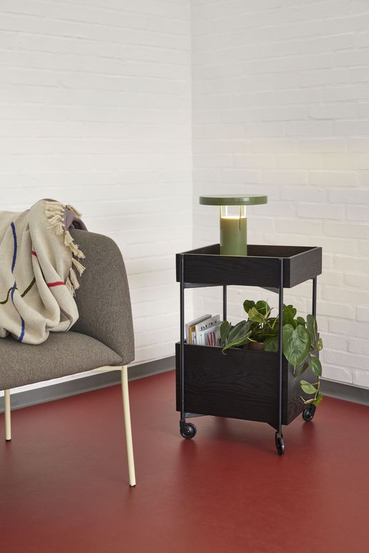 Hübsch Fresh Rullvagn Svart 42x41xh68cm