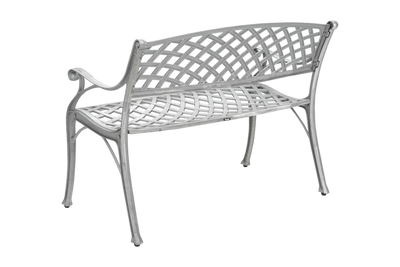 Brafab Arras 2-sitssoffa aluminium