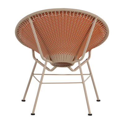 WOOOD Kazoun Trädgårdsloungestol i Orange Konstrotting