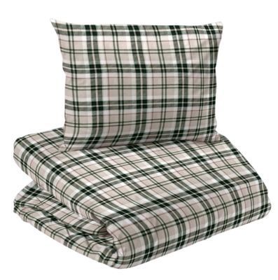 Redlunds Trysil Påslakanset Grön 150x210 cm