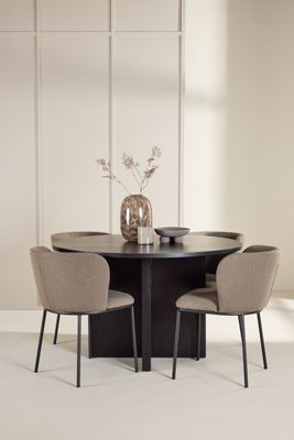 Venture Home Matbord Strada med Edina Stol